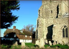 View of The Bell from the graveyard